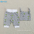 BKD newborn pants and hat 100% organic cotton infant clothing set